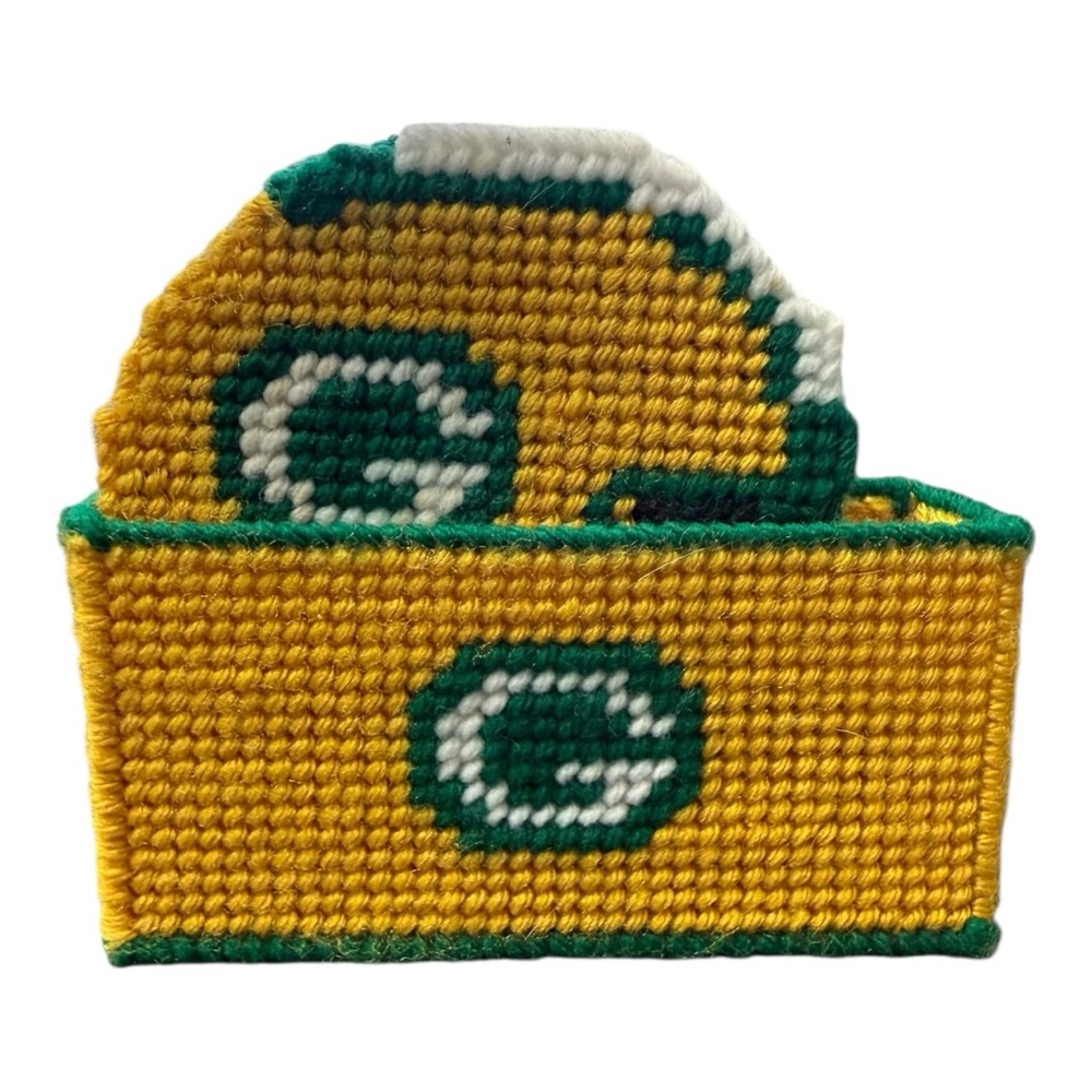 Handmade Green Bay Packers NFL Drink Coaster Set of 6